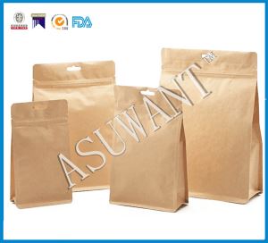 حقيبة ziplock المسطحة المربعة