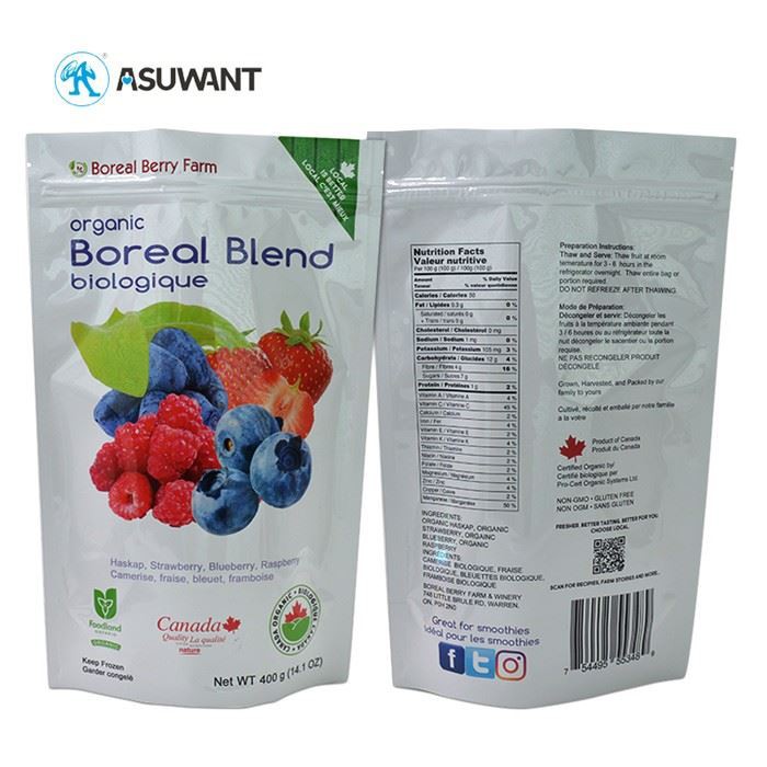 قابلة للاستمتاع بالقلق من قبل حقيبة تغليف الأطعمة المجففة بالألواح الصالحة للأكل