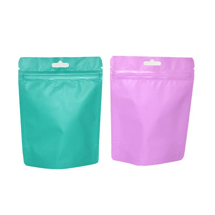 Plastic Laminated Mylar Foil Stand Up Pouches With Zipper For Tablets / Capsule / Pills Packaging Bag