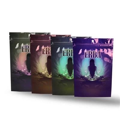 PVC Mylar Foil Mini Pouches Zipper لتخزين قناع الوجه التجميلي الكوري