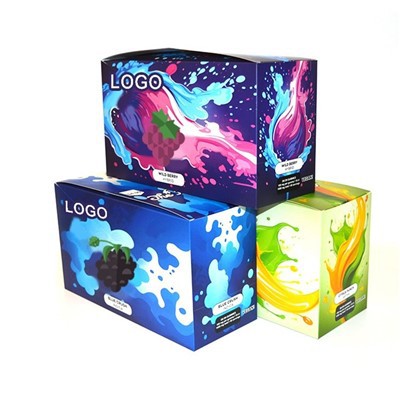 ورقة مطبوعة أعلى مكافحة صناديق التعبئة والتغليف الكرتون المموج الصغيرة للبيع بالتجزئة قبل لفة مخزن مخصص صندوق عرض من الورق المقوى